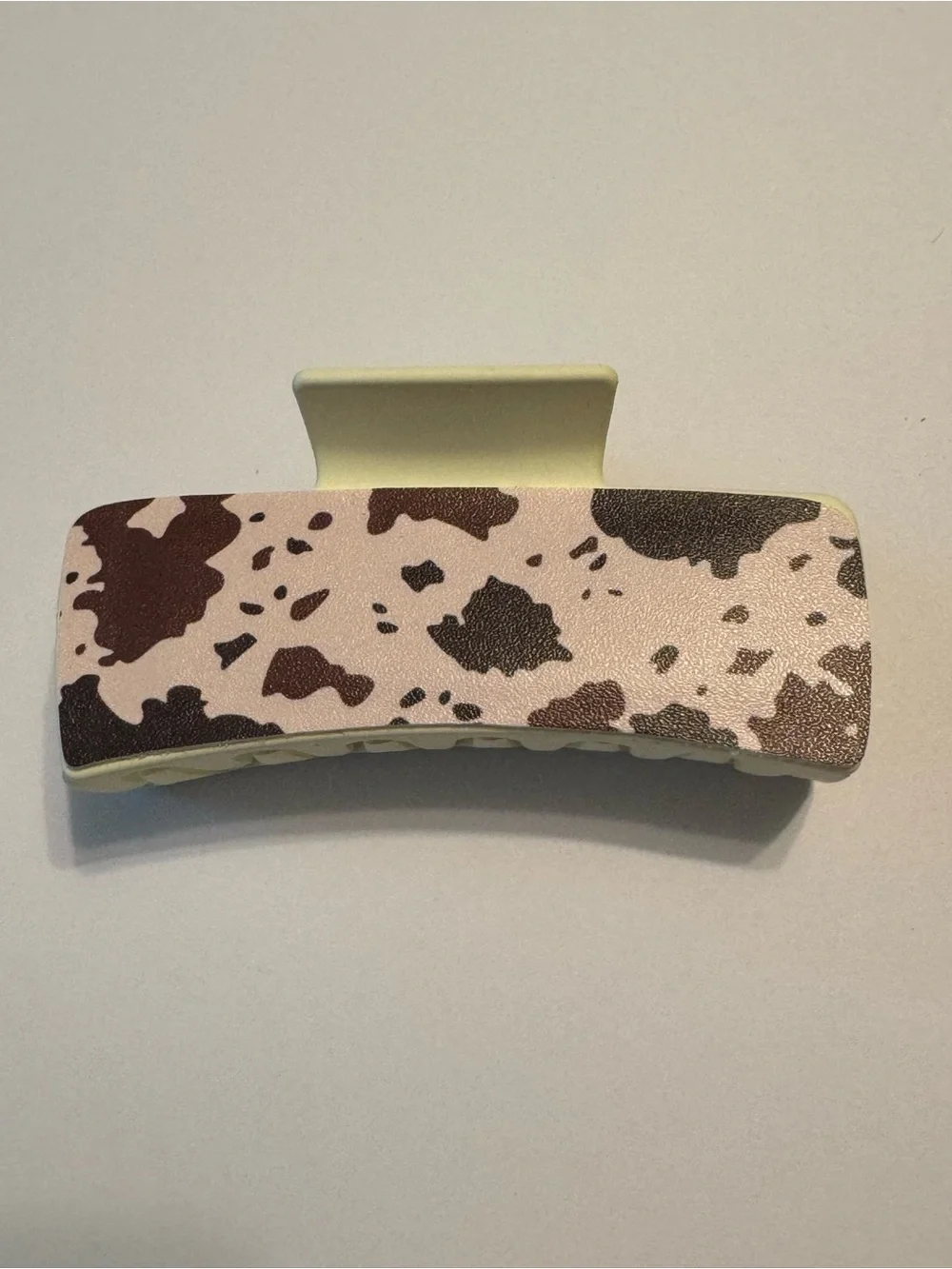 Country Western Cow Print Boho Claw Clip